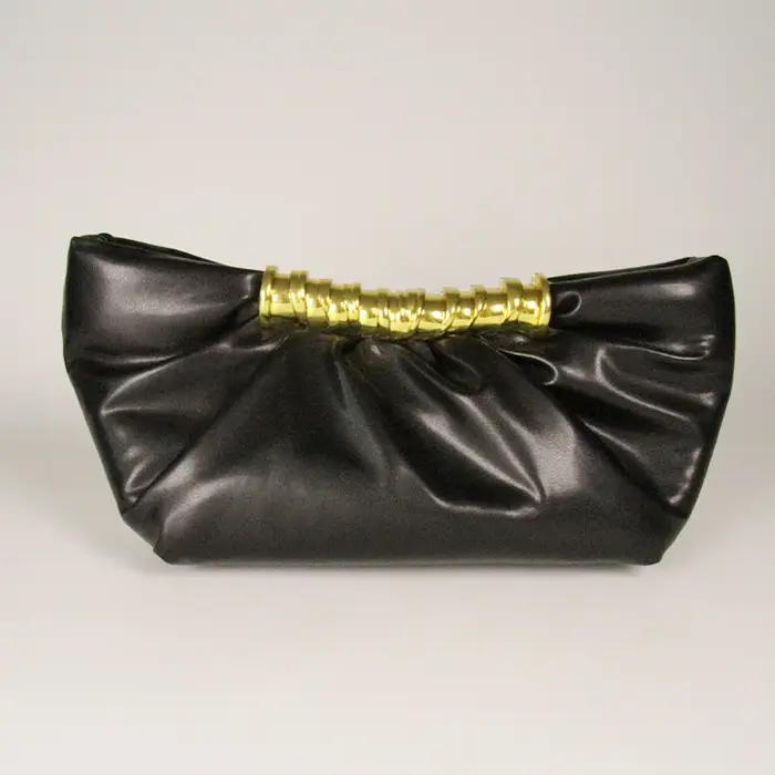 Sac de soirée de luxe en métal en forme de nuage, sac à bandoulière pour femme en PU avec élément pliable, taille moyenne
