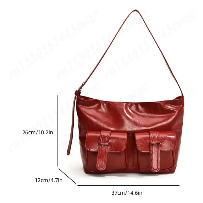 Stylsih-Sac fourre-tout en cuir PU pour femme