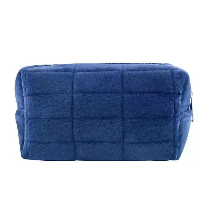Trousse de maquillage en fourrure mignonne pour femmes