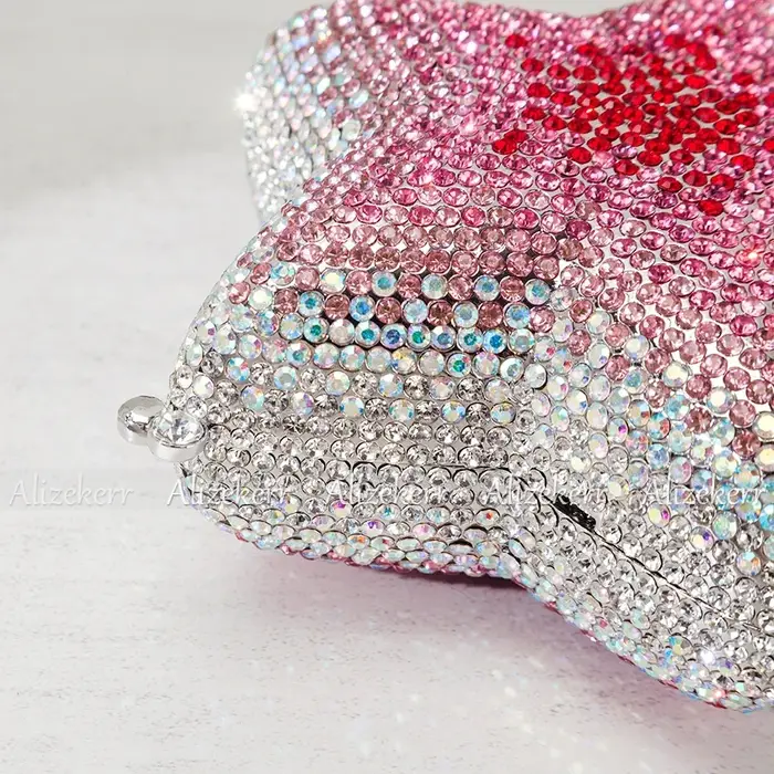 Alizekerr sacs de soirée en cristal en forme d'étoile femmes Boutique magnifique strass scintillant