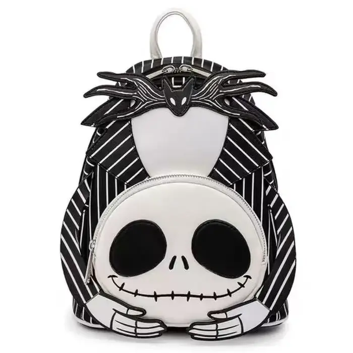 Sac à bandoulière double pour femme Loungefly Nightmare Before Christmas Headless Jack Skellington