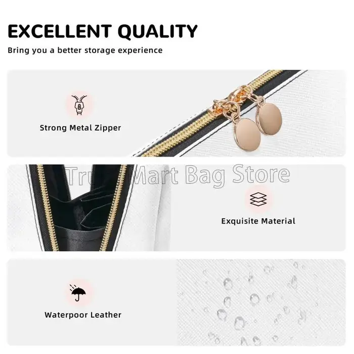 Sacs de maquillage en cuir imprimé léopard noir