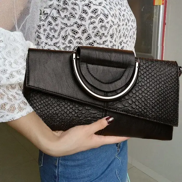 Sac à main en cuir PU souple de haute qualité pour femmes