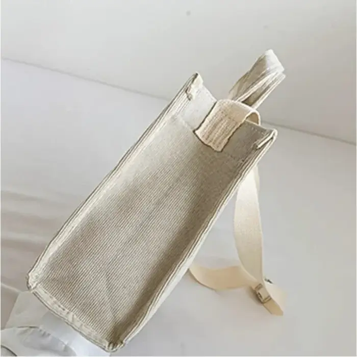 Rilibegan sac à bandoulière pour femmes nouveau Style Simple velours côtelé Portable grande capacité sac Ins mode tendance petit sac à main carré
