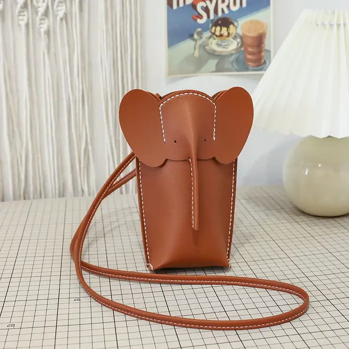Sac à main Design éléphant pour femme – Un mini sac à bandoulière de style d'été à la mode pour dame