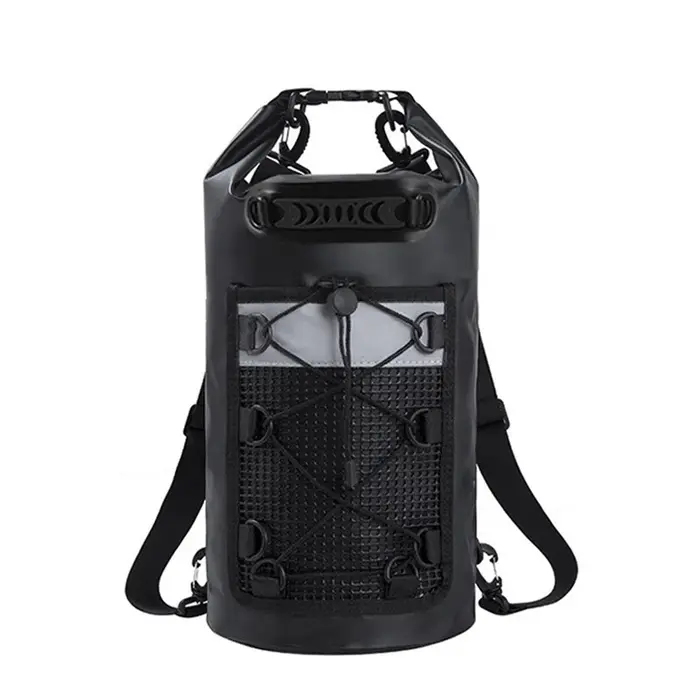 Sac étanche multifonctionnel pour l'extérieur – Bâche en PVC flottante avec détails réfléchissants pour le camping