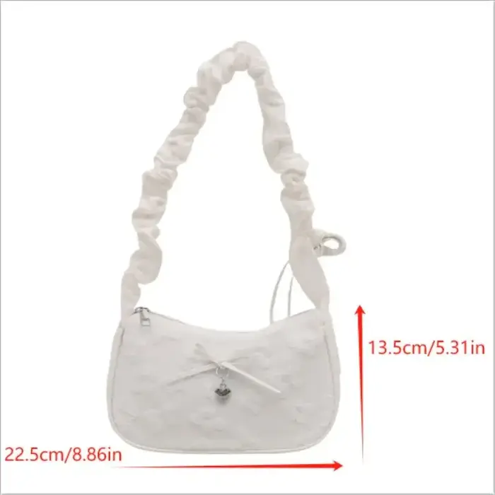 Sac à main Chic en forme de croissant pour femmes