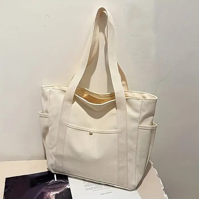 Grand sac fourre-tout avec fermeture éclair - Sac de transport en nylon