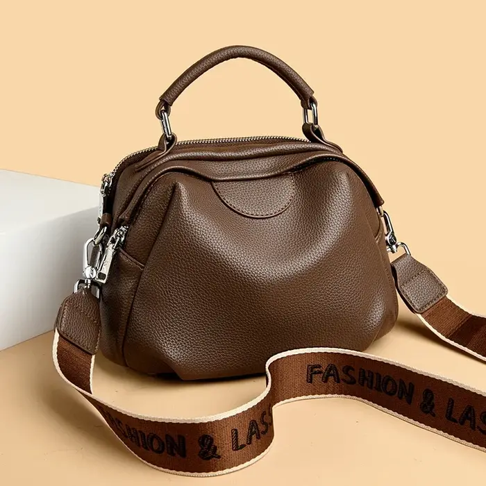 Sac fourre-tout en cuir souple de haute qualité pour femmes