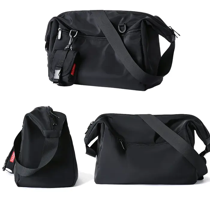 MOYYI coréen hommes sacs de messager femmes voyage décontracté grand Hobo sac étanche en Nylon ordinateur portable
