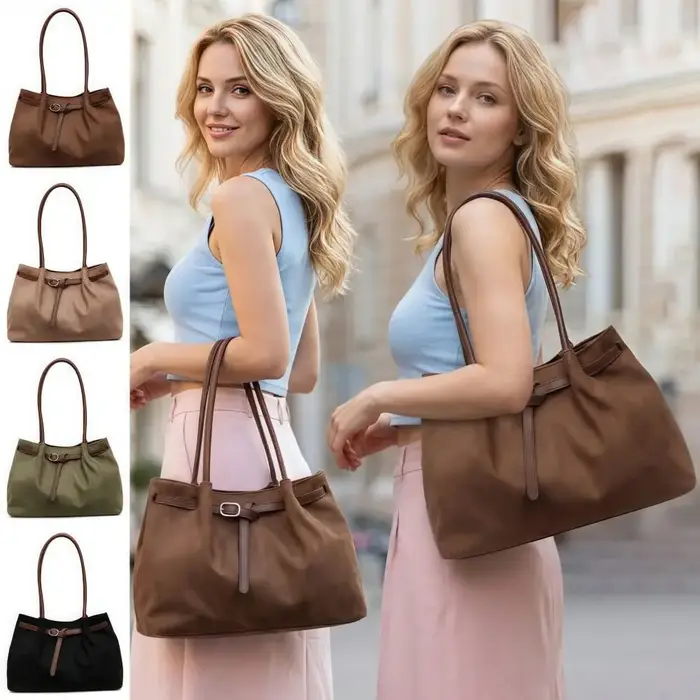 Sac à bandoulière en daim/cuir PU