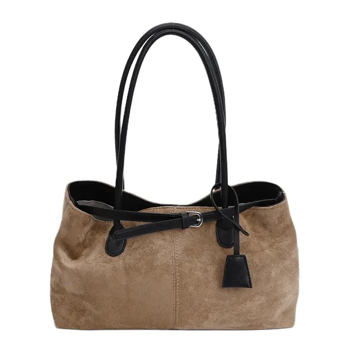 Sac fourre-tout Designer rétro en cuir PU Sac à bandoulière pour femmes 42611902 Tendance hivernale Y2K Sacs à main
