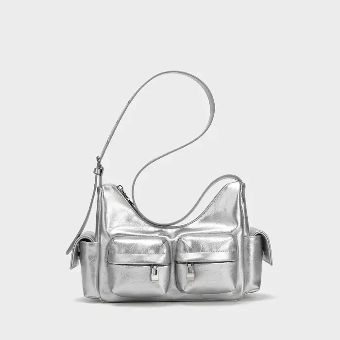 Jozy mode tendance sac à main femmes nouveau Design noir multi-poches sac à bandoulière Y2k Biker ép