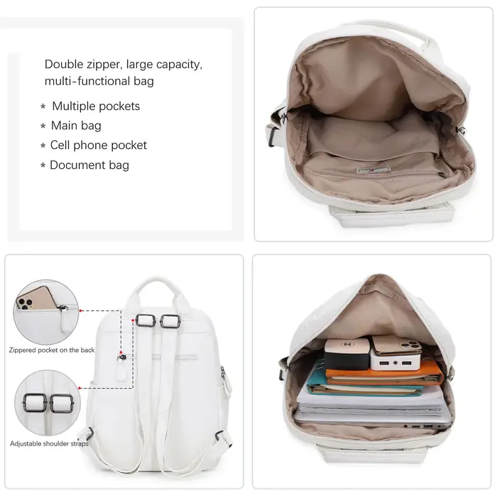 Grand sac d'école pour femmes
