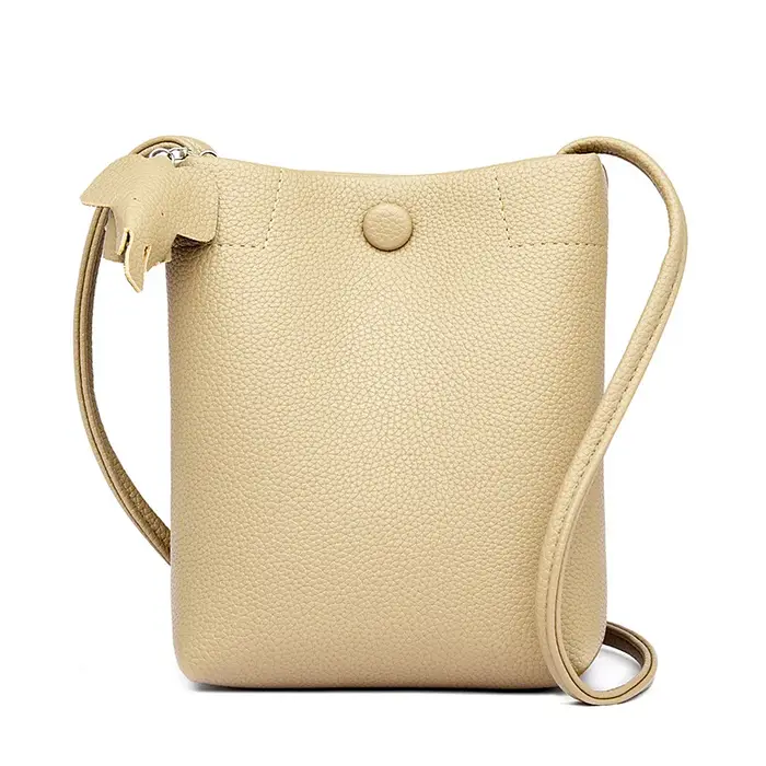 Sac messager pour femmes fabriqué en cuir riche