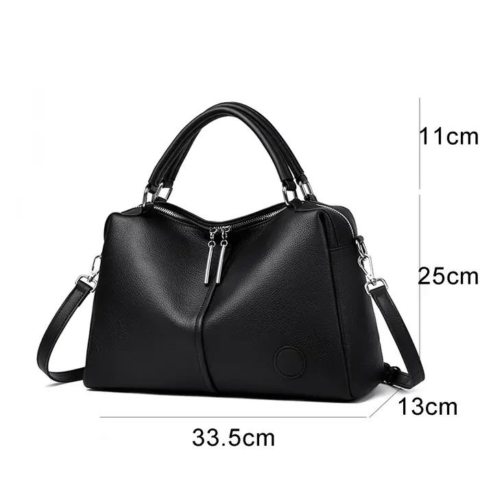 Sacs de marque originaux en cuir véritable ciré à l'huile