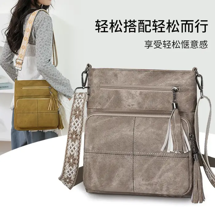 Mini sac à bandoulière en cuir véritable, sac décontracté à porter en travers du corps, sac à la mod