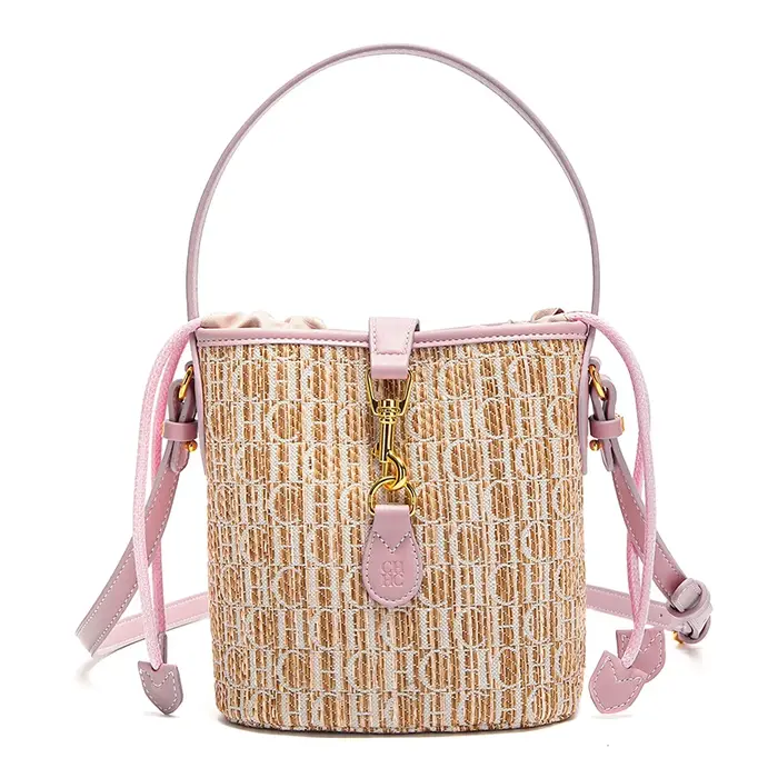 CHCH sac à bandoulière pour femme été nouveau PP herbe tissé sac à main sac de téléphone de vacances