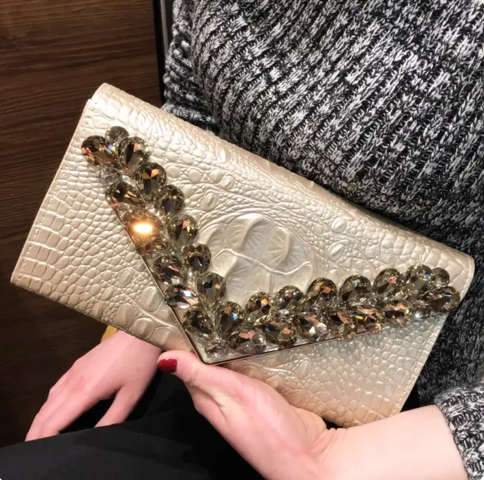 XMESSUN femmes nouvelle pochette à paillettes, Design de mode fête de mariage soirée sac à main poch