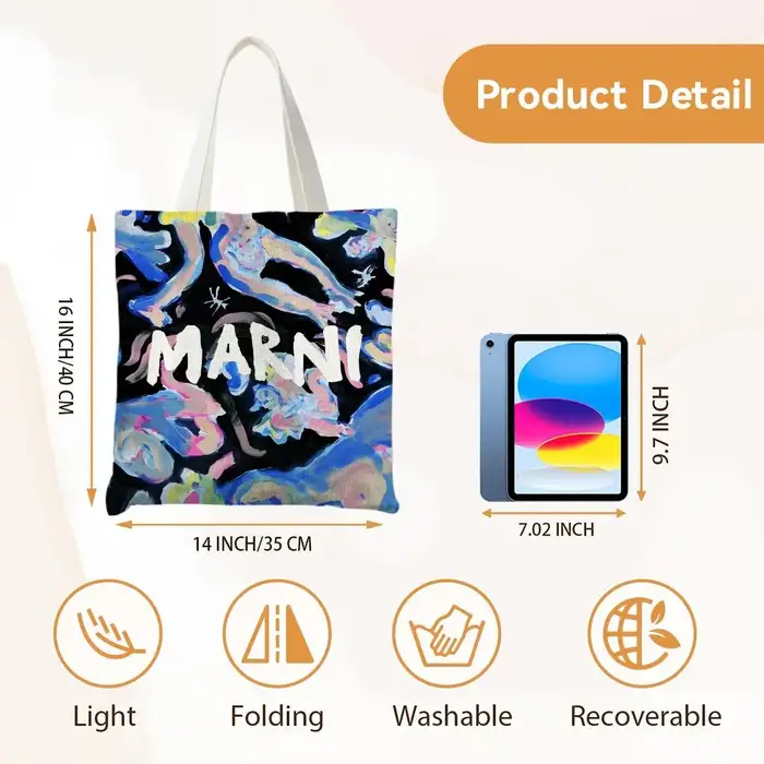 Sacs de rangement de la marque de mode M-Marni