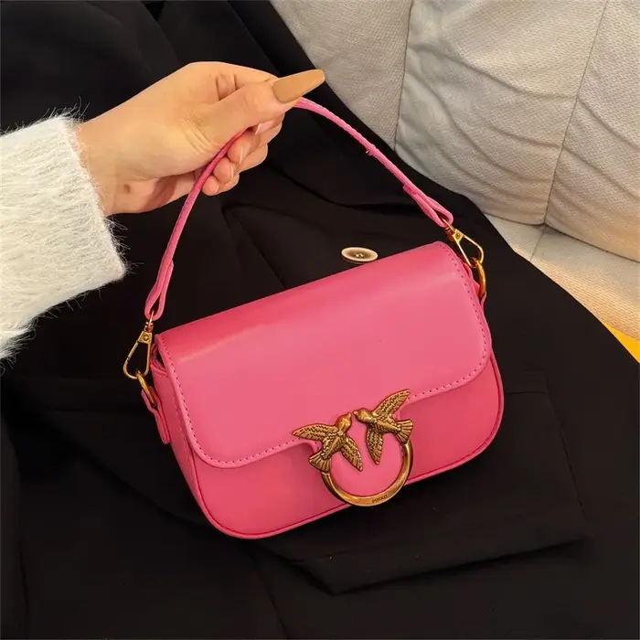 Sac à main bandoulière haut de gamme en cuir, sac fourre-tout au design tendance, populaire, classiq