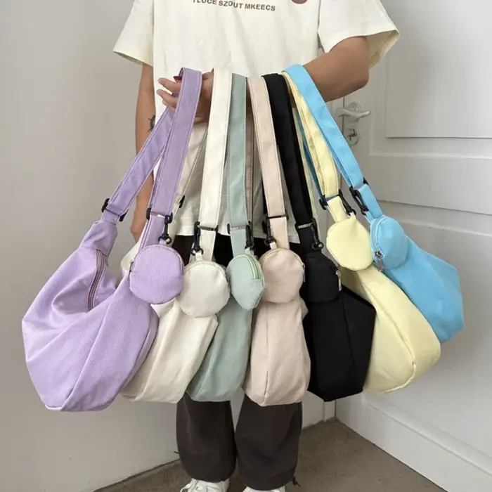Sac à bandoulière en toile pour femmes