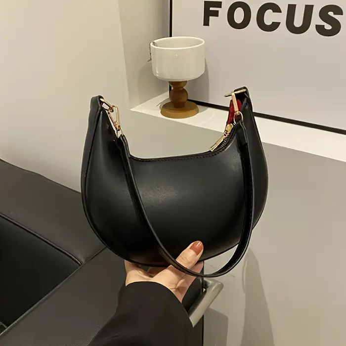 Sac à bandoulière pour femme, sac à main en forme de lune, nouveau sac de luxe à la mode pour femme