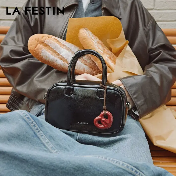 LA FESTIN-Sac à Main en Cuir pour Femme