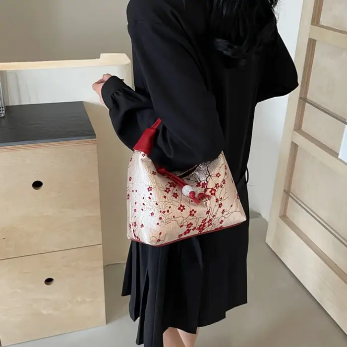 Sac à main brodé Portable de Style chinois