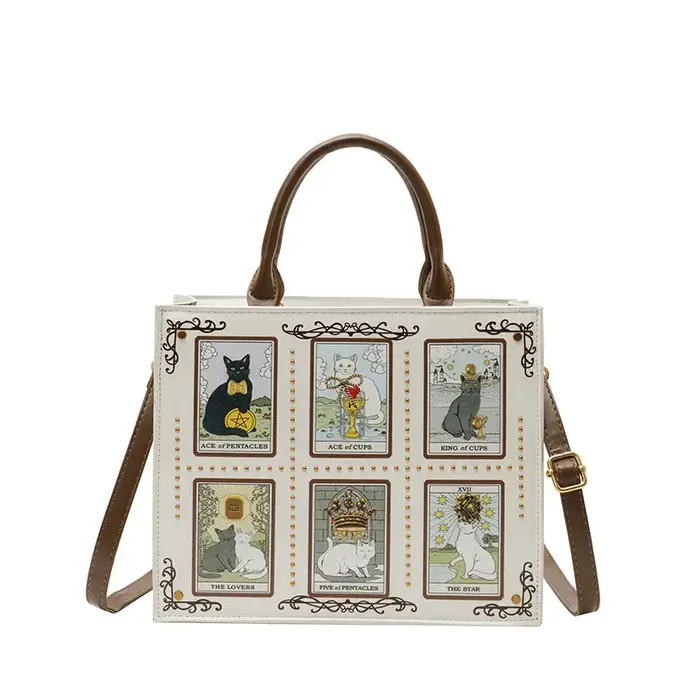 Nouveau Sac à Main Tote Cat Elf Élégant et Polyvalent pour Femme