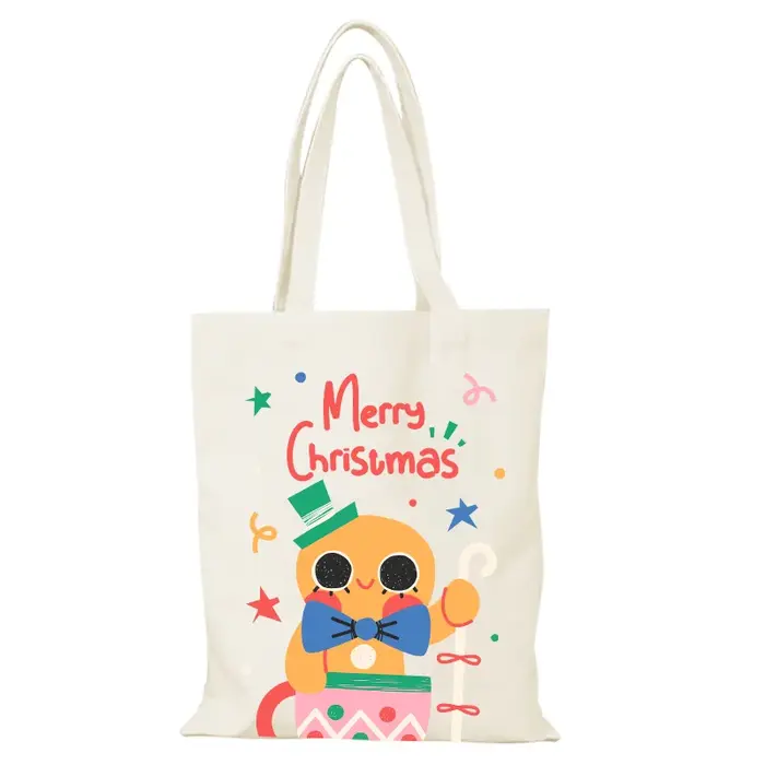 Cadeaux de noël le sac fourre-tout mode dessin animé sacs en tissu femmes sac à bandoulière sacs à m