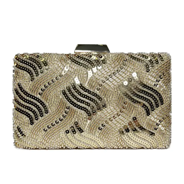 Sac de soirée éblouissant pour femmes, pochette de luxe vert paon à paillettes, sac à main élégant pour fête d'anniversaire et de mariage, porte-monnaie un côté uni