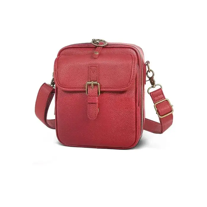 Mini sac messager en cuir pour femmes