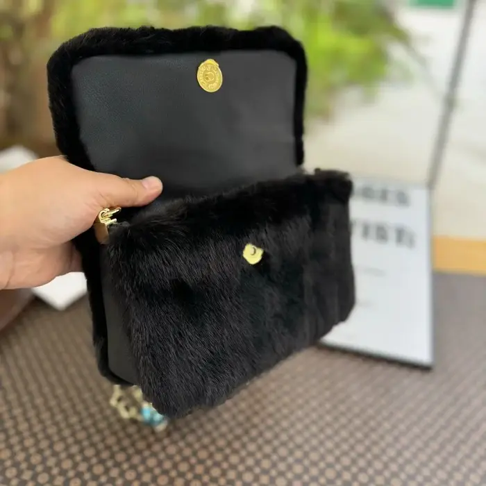 Ms.Minshu-Fur sacs à bandoulière pour femmes
