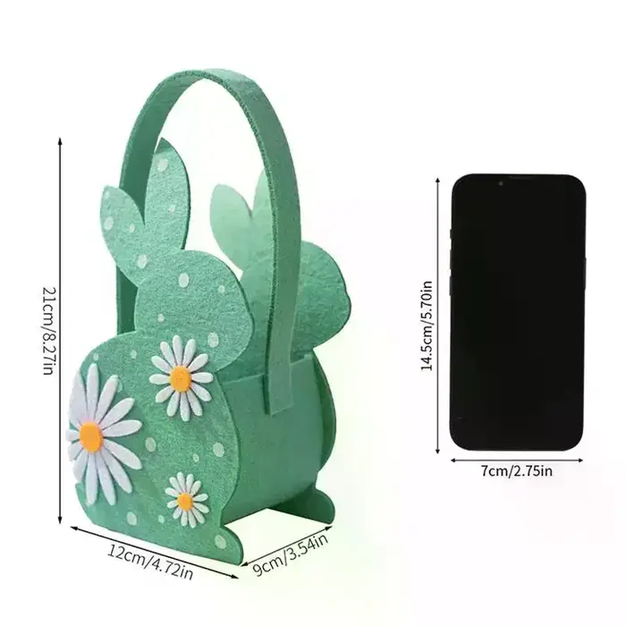 Sac fourre-tout en feutre doux pour bonbons