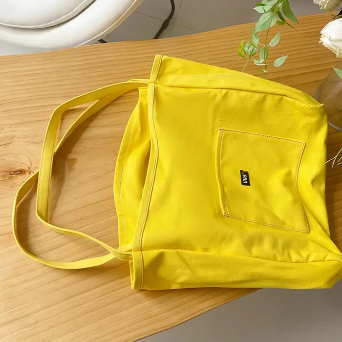 Sac en toile de haute qualité réutilisable Shopping sac à bandoulière femmes Simple décontracté usage quotidien sac à