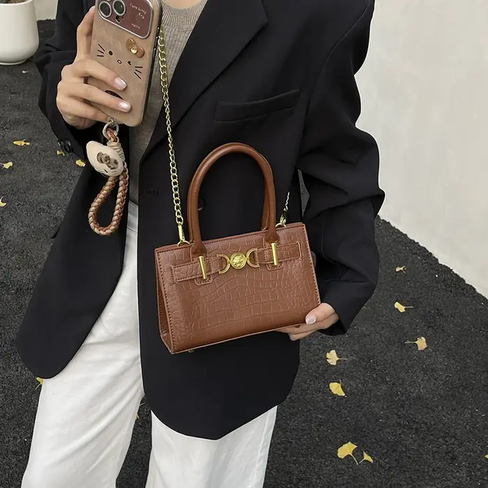 Sac à main classique en cuir Pu pour femmes