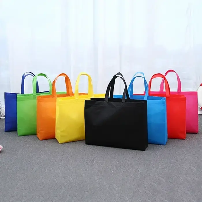 ETYA-Sac à provisions en toile pliable réutilisable pour femme, fourre-tout en poudre, sac à main de