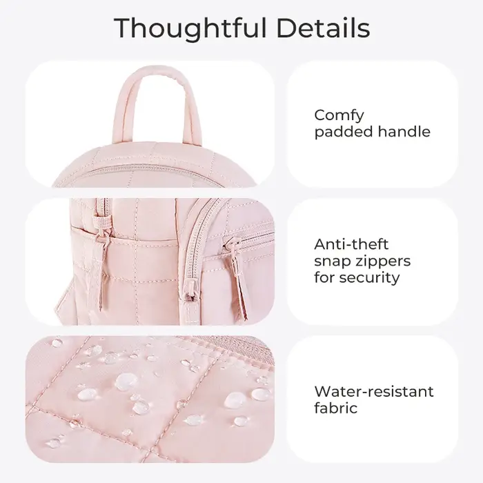 BAGSMART Petit sac à dos mignon pour femme