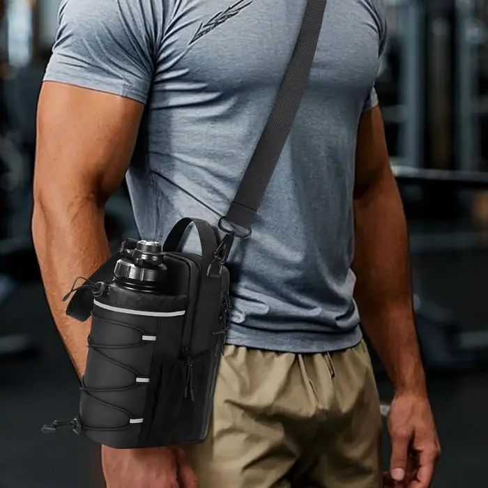 Nouveau sac de sport magnétique pour hommes et femmes – Porte-bouteille à bandoulière avec fixation