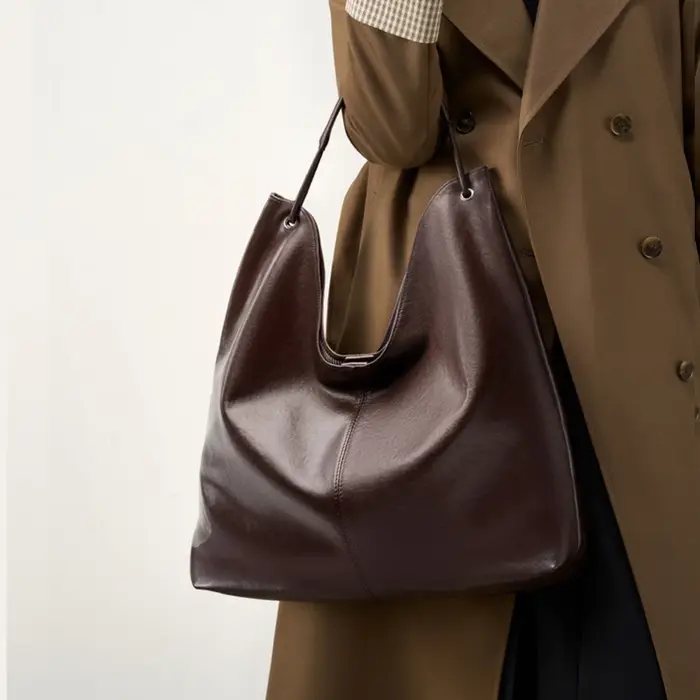 BURMINSA – sacs à main de luxe en cuir véritable pour femmes