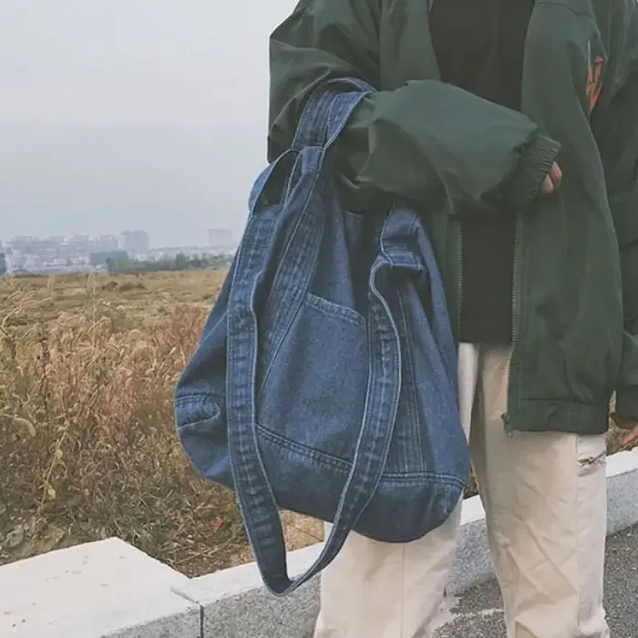Denim Sac à Main à bandoulière pour femme Sac