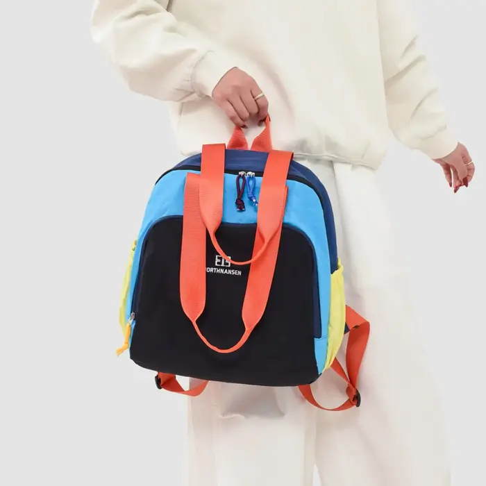 Sac bandoulière, en toile color-block