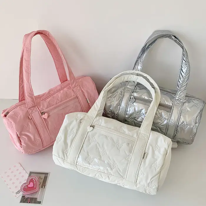 Sac à bandoulière étudiant Kawaii avec nœud