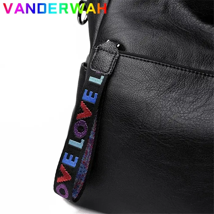 Sac fourre-tout en cuir véritable pour femme