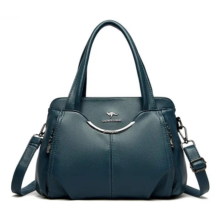 Sacs à main en cuir souple véritable pour femmes