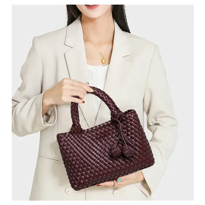 Sac à bandoulière tissé pour femme