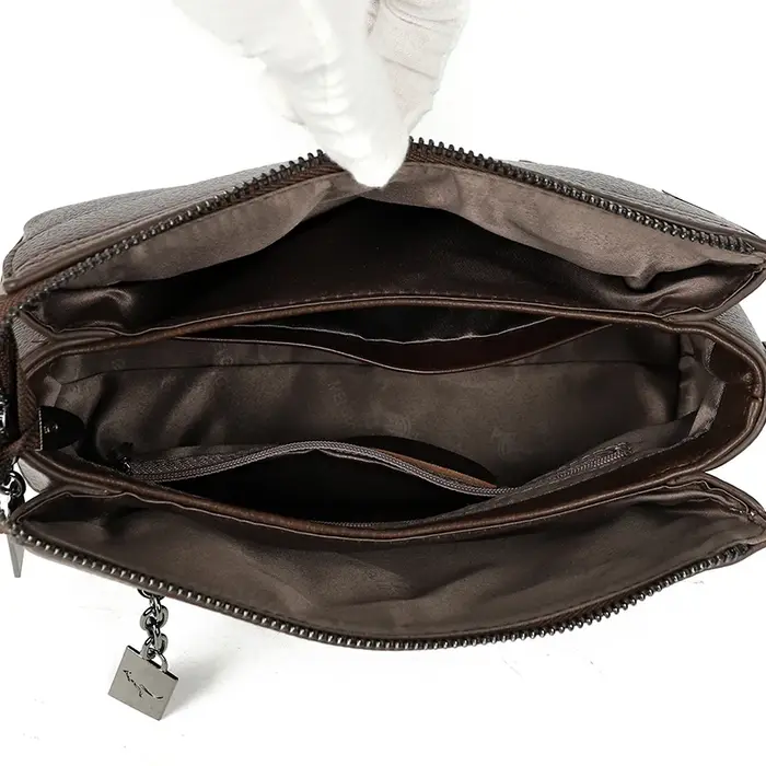 Sac de luxe pour femme en cuir souple