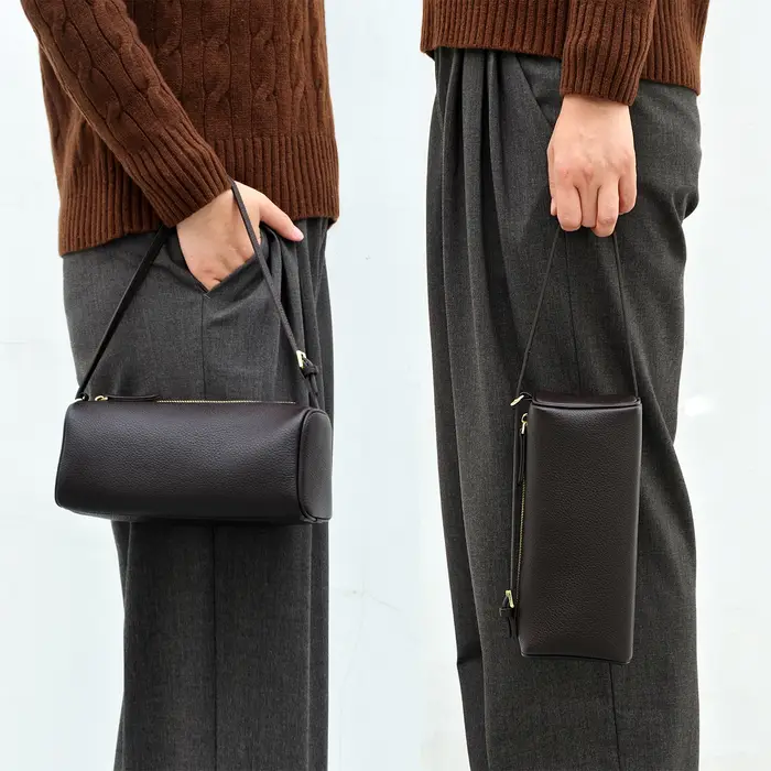 Sac à main Donna-in en cuir de veau pleine fleur pour femme