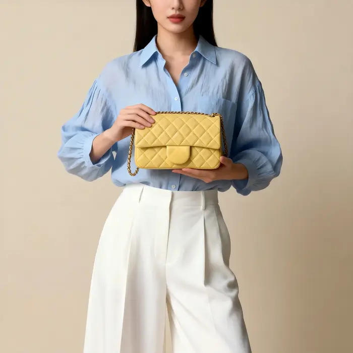 Sac bandoulière minimaliste, joli sac à main pour tous les jours avec une texture matelassée, idéal